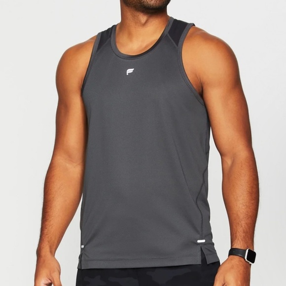 NWT, Fabletics, Men’s,  The O2 Tank, Onyx, Medium - Picture 1 of 4